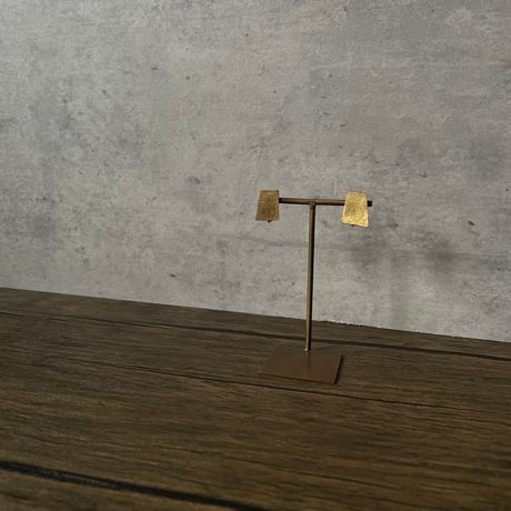 真鍮brass kakera  ピアス／イヤリング