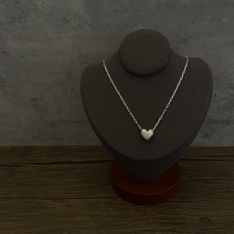 SILVER925 Cool heart necklace <lockchain>