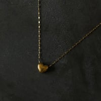 18K Gold vermeil heart necklace