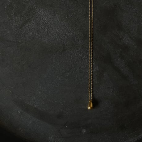 18K Gold vermeil drop necklace