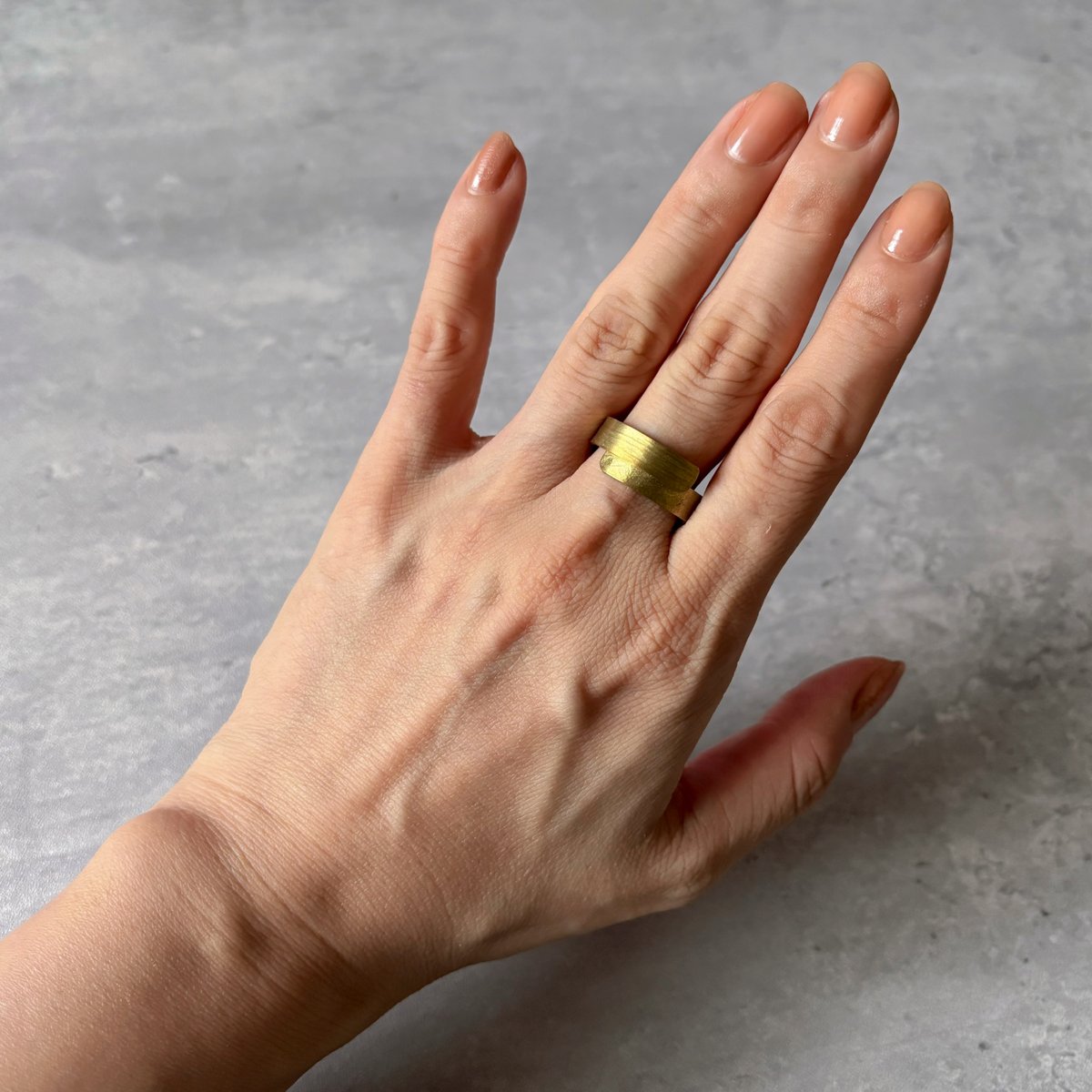 IRONO 真鍮 kururi ring | IRONO Handwork brass ac