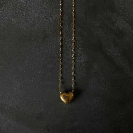 18K Gold vermeil heart necklace