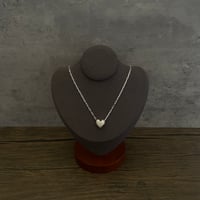 SILVER925 Cool heart necklace <lockchain>