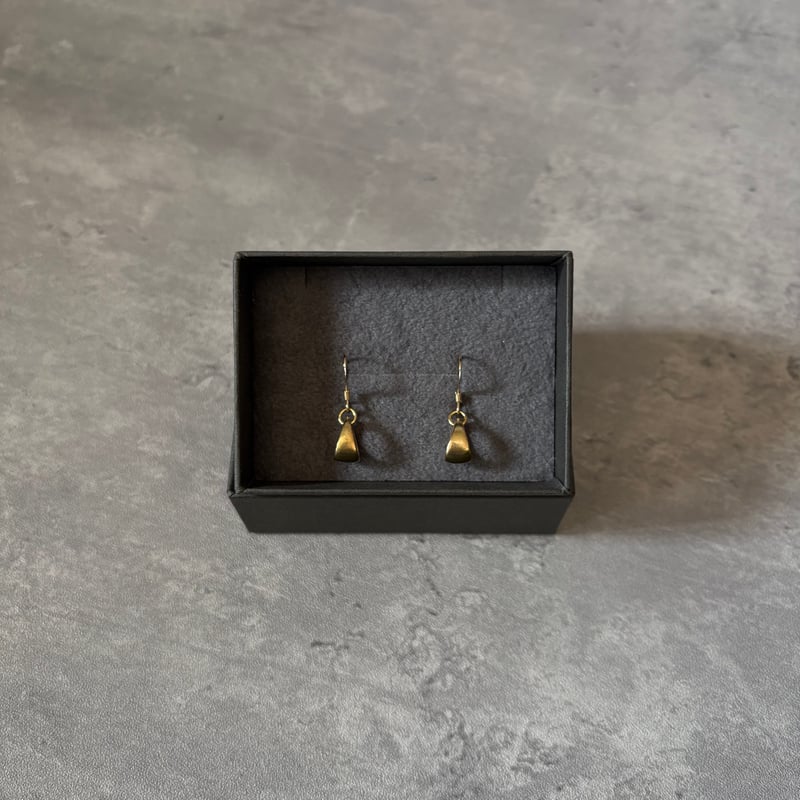 真鍮 KUU ピアス／イヤリング | IRONO Handwork brass accessory