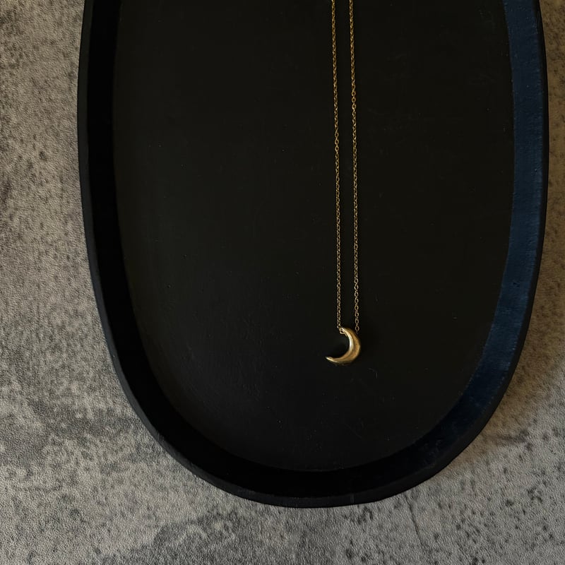 【美品・未使用】IRONO Crescent Moon 三日月モチーフネックレス IRONO Crescent Moon BR | IRONO Handwork brass
