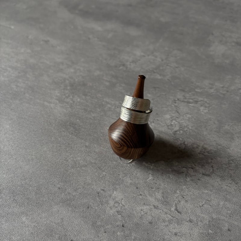 silver999 wrapping wide ring | IRONO Handwork