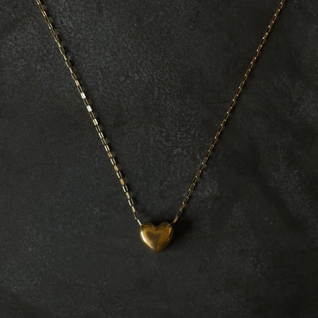 18K Gold vermeil heart necklace