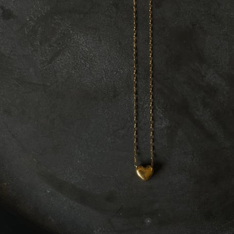 18K Gold vermeil heart necklace