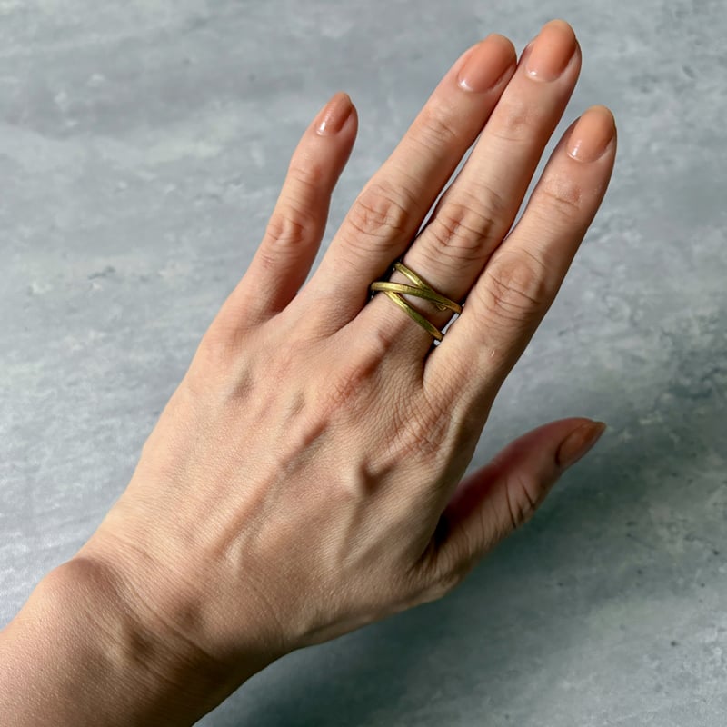 IRONO 真鍮 kurukuru Ring | IRONO Handwork brass