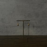 18K Gold vermeil drop（ピアス／イヤリング）