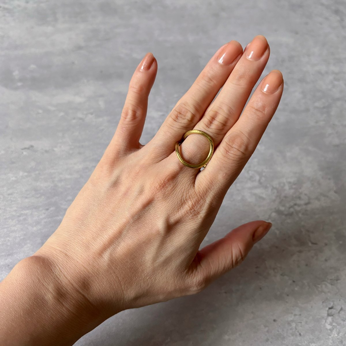 IRONO 真鍮 Wa ring | IRONO Handwork brass accessory IRONO 真鍮 Wa ring | IRONO Handwork brass accessory