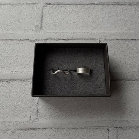 silver999  earcuff <nami & wide> Set