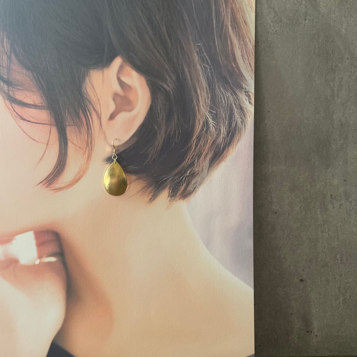 middle shizuku ピアス / イヤリング | IRONO Handwork br