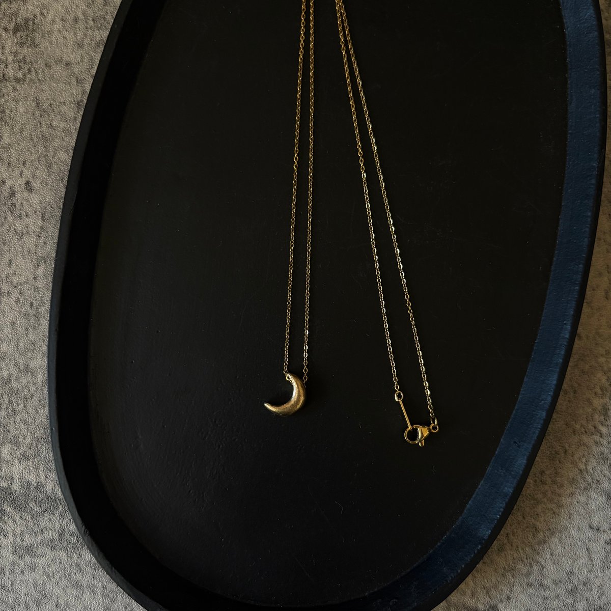 【美品・未使用】IRONO Crescent Moon 三日月モチーフネックレス IRONO Crescent Moon BR | IRONO Handwork brass