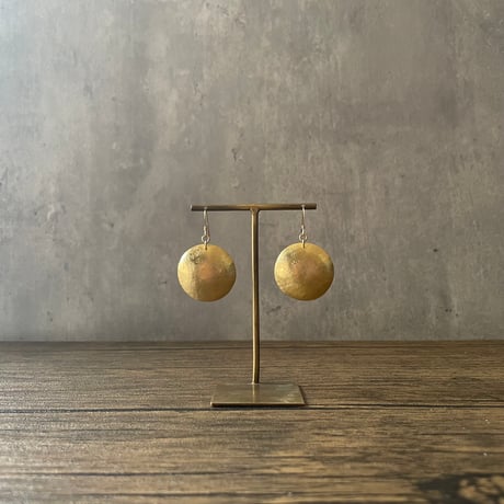 Fullmoon (yuragi) brass   < ピアス / イヤリング >