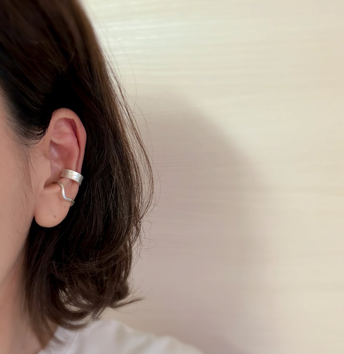 silver999 earcuff <nami & wide> Set | IRONO H