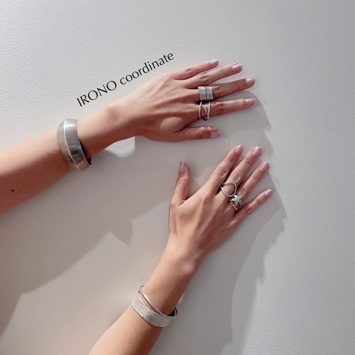 DEVOA×iolom 6-Hole Fade Silver バングル 2mm幅 DEVOA×iolom 6-Hole Fade Silver バングル 2mm幅 アクセサリー