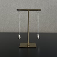 SILVER925 mini drop chain  ピアス／イヤリング