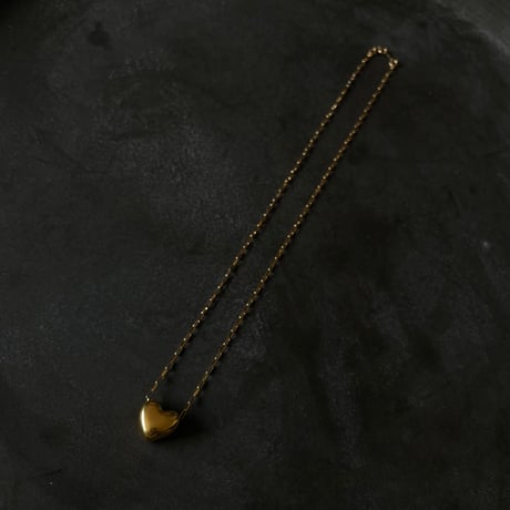 18K Gold vermeil heart necklace