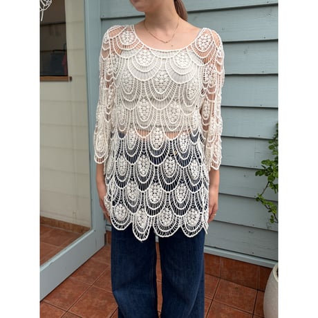 crochet tunic