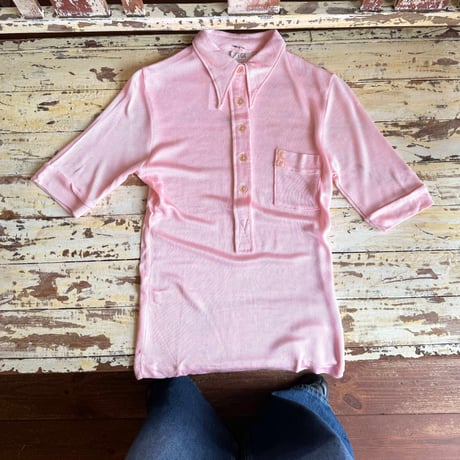 70s made in Stockholm baby pink tops
