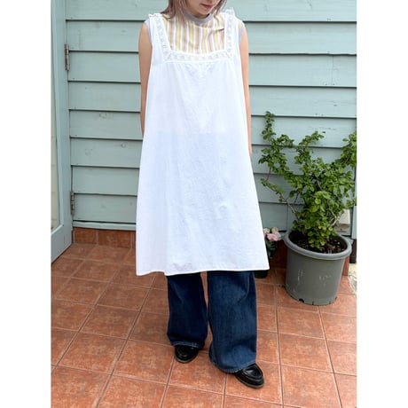 sleeveless cotton dress