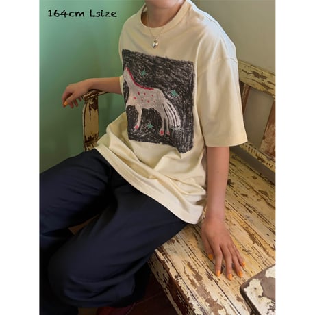 Bent horse tee