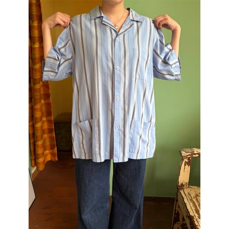 stripe sleeping shirt