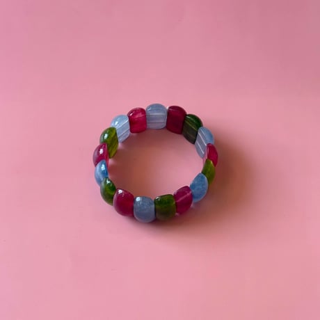 candy color stone bracelet