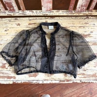 dead stock tulle bolero
