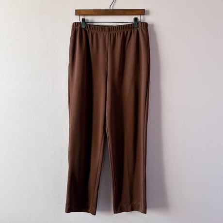 brown easy pants