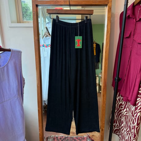 made in USA black easy pants