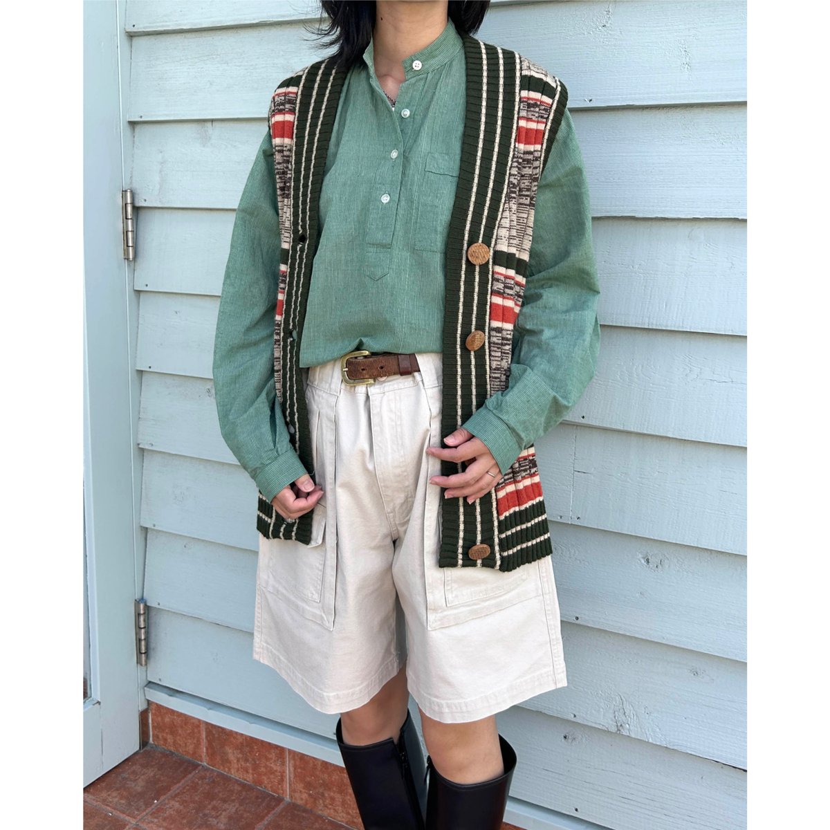 design knit vest | Bent