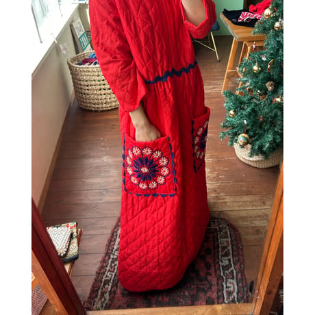 70s quilting  dress