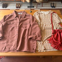 brown shirt jacket