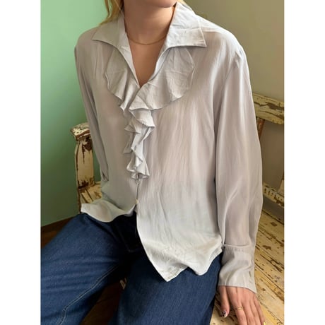 frill design blouse
