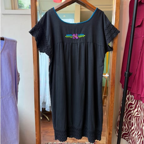 black Mexican dress