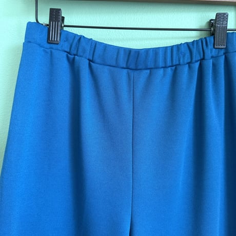 made in USA turquoise blue Jersey pants
