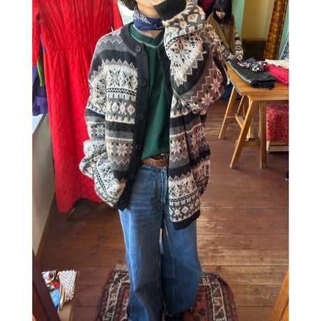 made in Italy Nordic cardigan