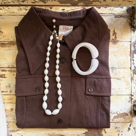 s/s brown tops