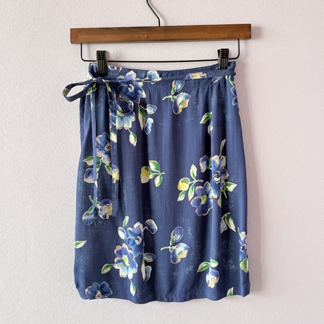wrap mini skirt