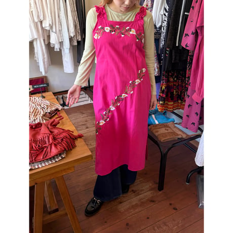 pink Mexican dress