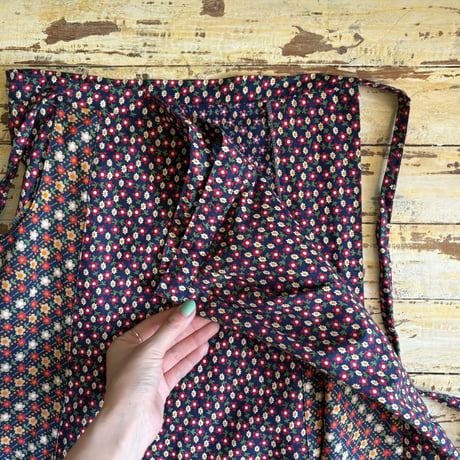 floral design wrap skirt