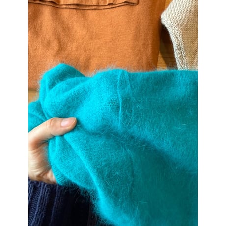 turquoise blue sweater