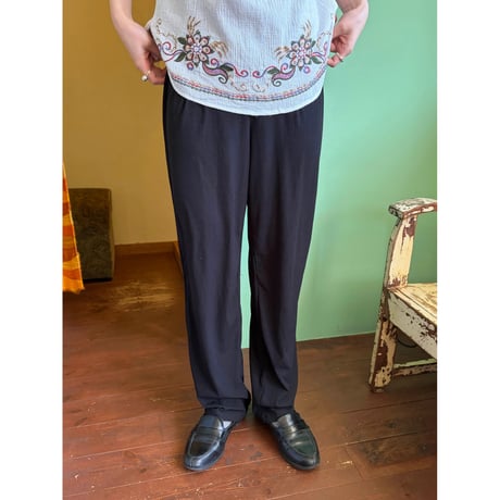 black easy pants
