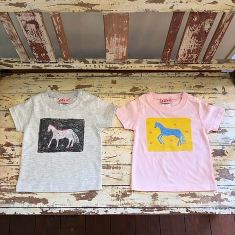 Bent horse tee【kids】