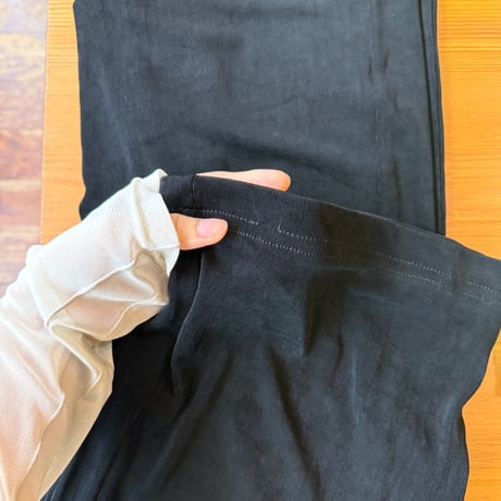 made in USA black easy pants