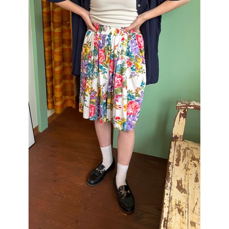 floral pattern shorts