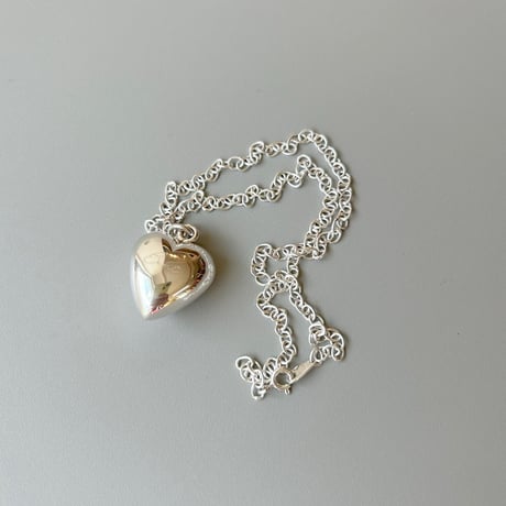 Bent Heart pendant necklace