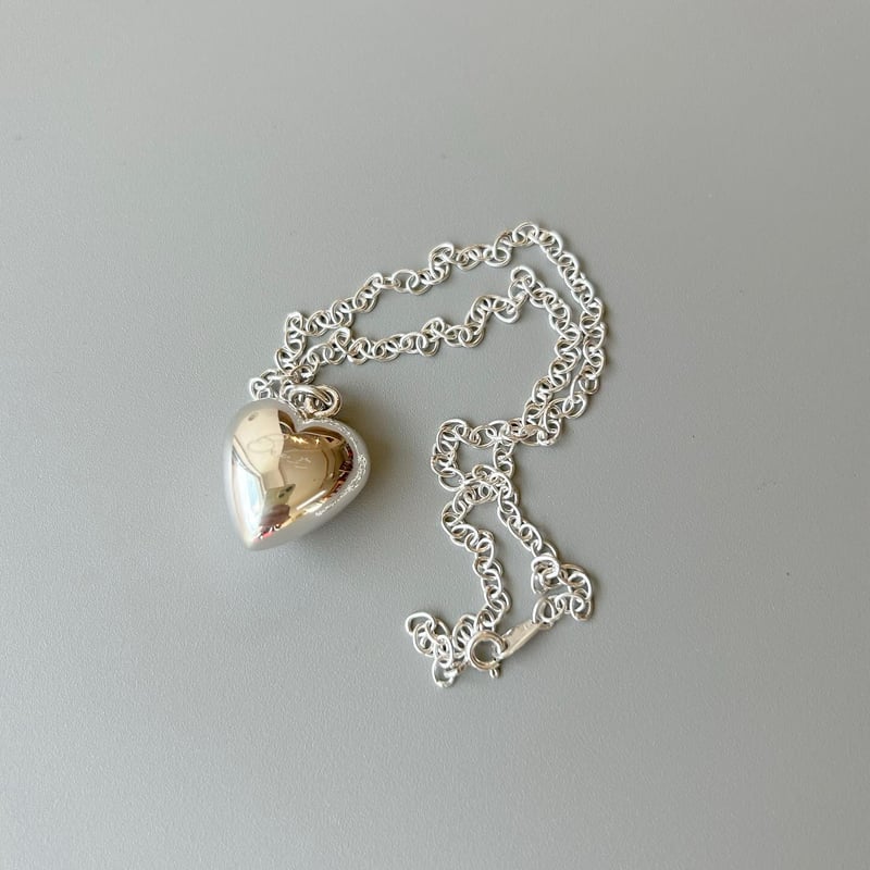 Bent Heart pendant necklace | Bent